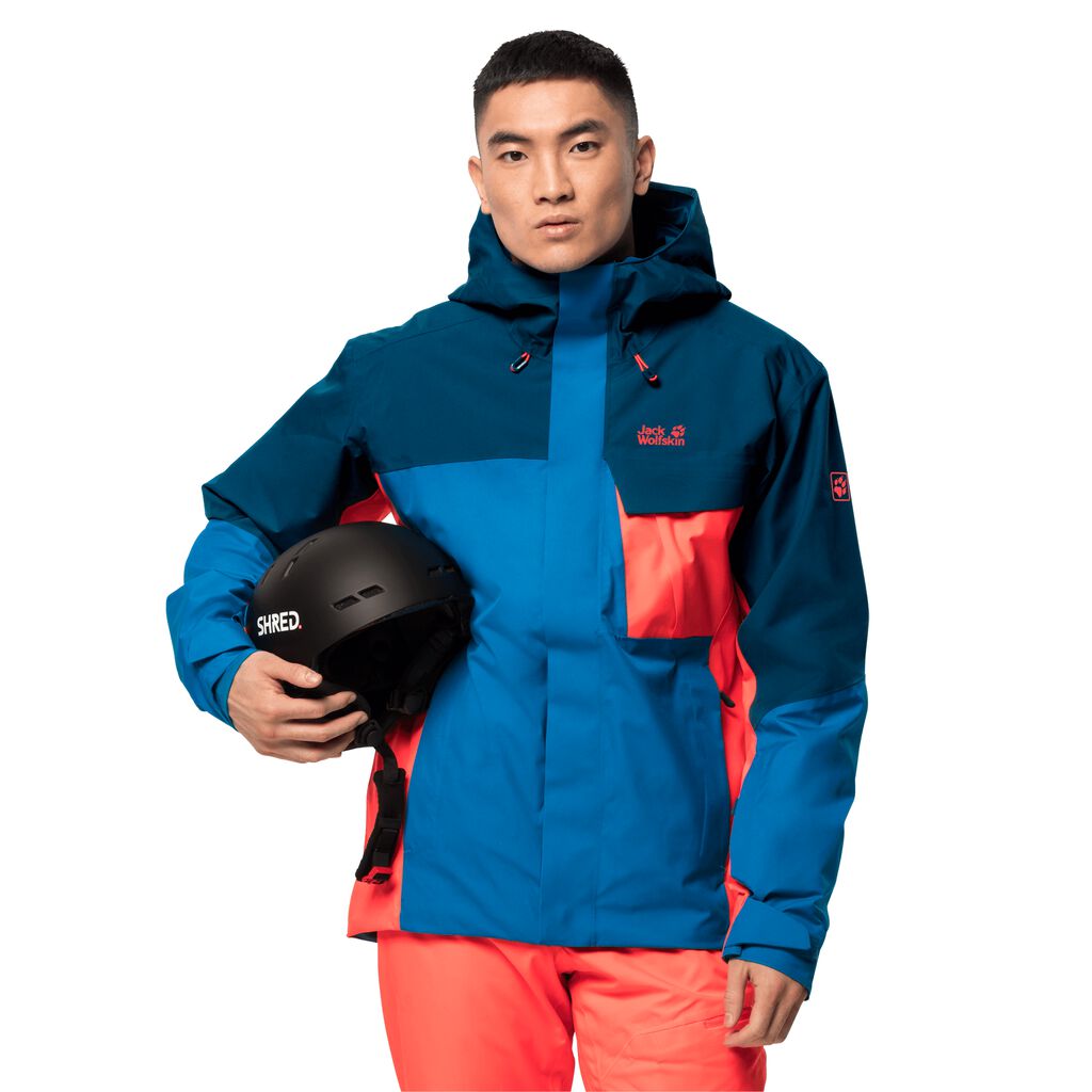 Jack Wolfskin SUN PEAKS Vestes Homme Bleu - MFNCIZH-85